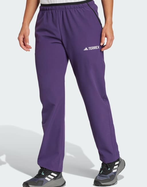 adidas Performance – Terrex Liteflex – Fioletowe spodnie
