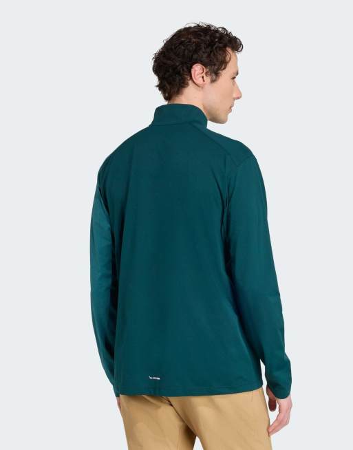 adidas Performance - Terrex Multi Climacool - T-shirt à manches longues et col zippé - Vert lierre/vert mystérieux, 4 de 4