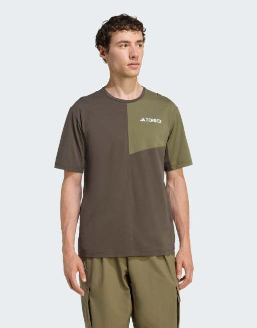 adidas performance - Terrex multi climacool - T-shirt color oliva ombra