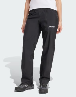 adidas Performance - Terrex Multi Climaproof - Zweilagige Regenhose in Schwarz