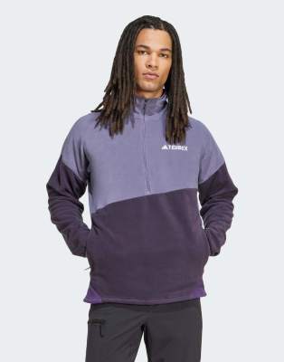 Terrex Multi Climawarm - Anorak en polaire - vintage et noir aurora - Adidas Performance - Modalova