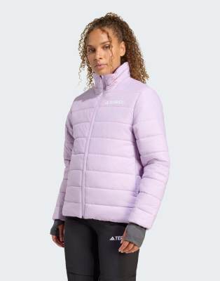 adidas Performance - Terrex Multi Essentials - Isolierte Jacke in Puder-Pflaume-Lila