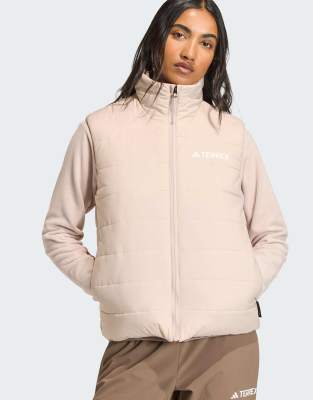 adidas Performance - Terrex Multi Essentials - Wattierte Climawarm-Weste in Wonder Taupe-Neutral