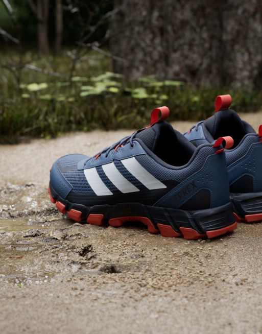 adidas Performance Terrex rockadia hiking trainers in navy and orange, 4 of 7