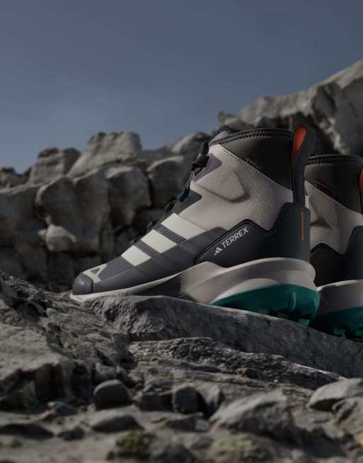adidas Performance Terrex Skychaser AX5 bottines de randonnée mi-hautes Gore-Tex Climawarm beige et noir, 4 de 7