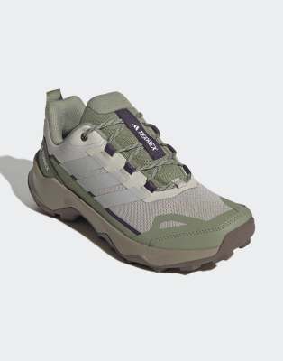 Terrex skychaser ax5 - Chaussures de randonnée - Beige, gris et vert tente-Neutre 40 2/3