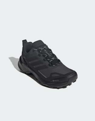 Terrex skychaser ax5 - Chaussures de randonnée mi-hautes en Gore-Tex - Carbone/noir pur 43 1/3