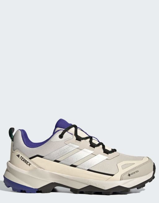 adidas Performance Terrex skychaser AX5 GORE-TEX sneakers da trekking color crema e blu, 1 di 7