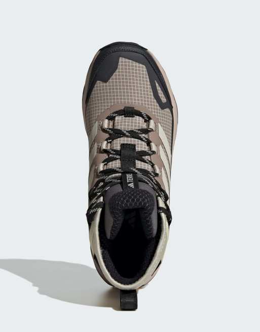 adidas performance Terrex skychaser ax5 mid gore-tex® climawarm+ chaussures de randonnée montantes en marron crayeux / beige / dual, 2 de 7