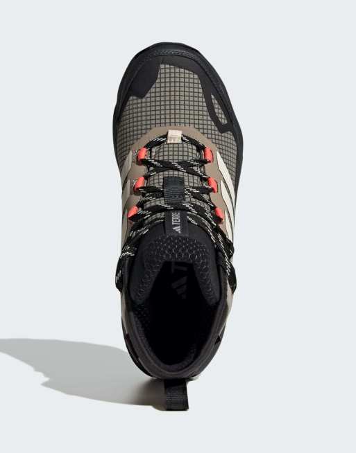 adidas performance Terrex skychaser ax5 mid gore-tex® climawarm+ scarpe da trekking in blanch cargo / wonder white, 2 di 7