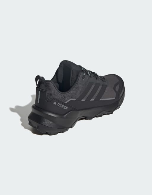 adidas Performance - Terrex skychaser ax5 mid - Scarpe da hiking in gore-tex carbone / nero core, 3 di 4