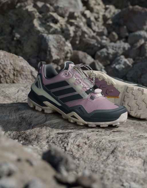 adidas performance Terrex skychaser gore-tex hiking shoes in putty mauve / core black, 6 of 7