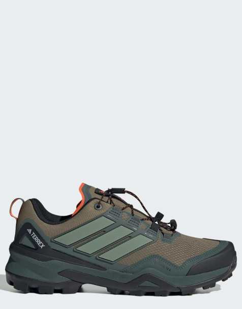 adidas Performance Terrex skychaser gore-tex hiking trainers in khaki and brown - view 1