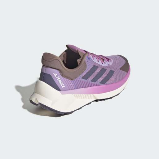 adidas Performance – Terrex Soulstride Flow Trail – Ljuslila och lila löparskor, 3 av 4