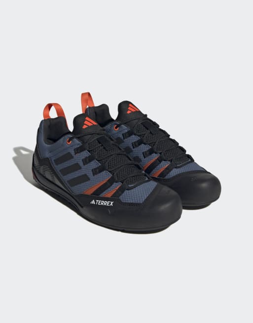 adidas Performance – Terrex Swift – Solo 2.0 – Stålgrå, svarta och orange vandringsskor