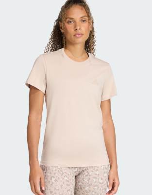 adidas Performance - Terrex - T-Shirt in Wonder Taupe mit Berggrafik-Neutral