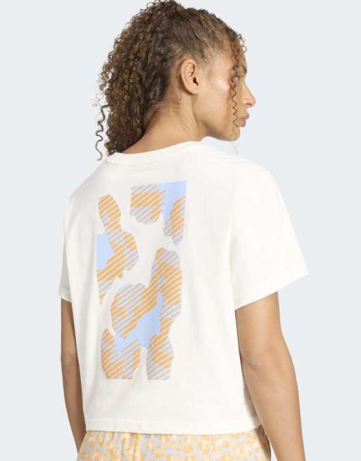 adidas Performance - Terrex - T-shirt multicolore bianco sporco