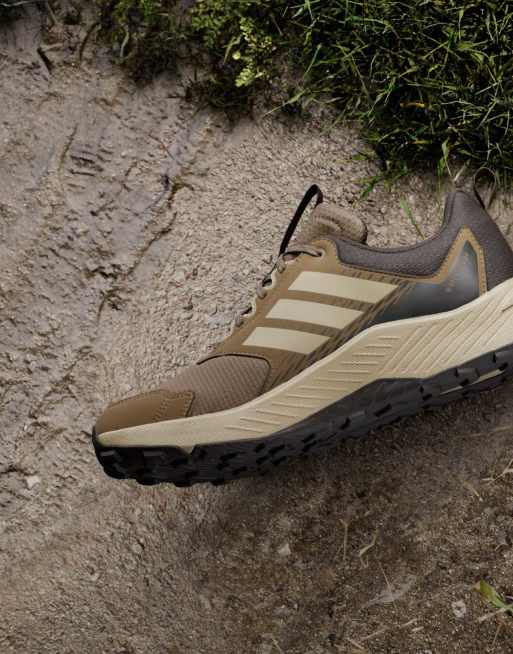 adidas performance Terrex tracefinder 2 climaproof trail running shoes in brown oxide / light brown, 5 of 7