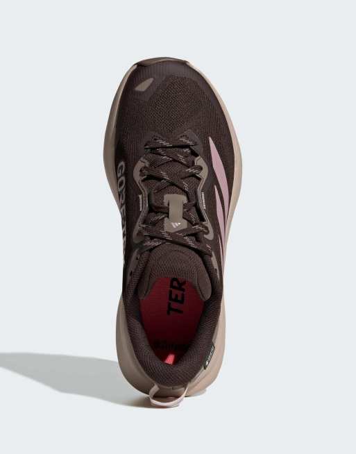 adidas Performance Terrex tracefinder plus gore-tex trail-løbesneakers i brun, 2 af 7