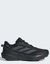 adidas Performance Terrex tracefinder plus gore-tex trail running trainers in core black and grey