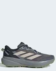 adidas Performance Terrex tracefinder plus gore-tex trail running trainers in dark grey