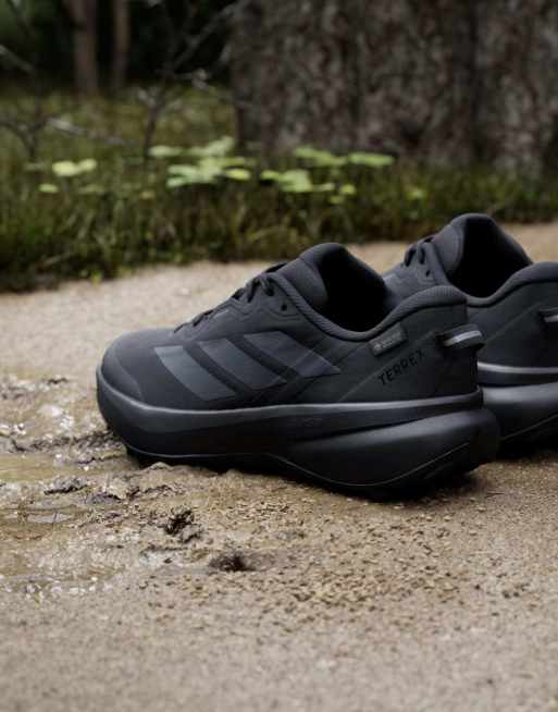 adidas performance Terrex tracefinder plus gore-tex trailrunningschoenen in zwart/grijs, 4 van 7