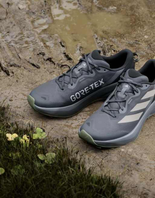 adidas Performance Terrex tracefinder plus gore-tex trailrunningsneakers in donkergrijs, 3 van 7