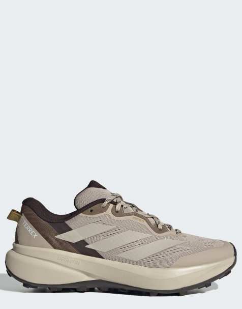 adidas Performance Terrex tracefinder plus terränglöparskor i beige och brunt - view 1