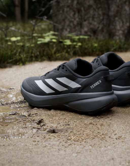 adidas performance Terrex tracefinder plus trail-løbesko i core black / cloud white, 4 af 7