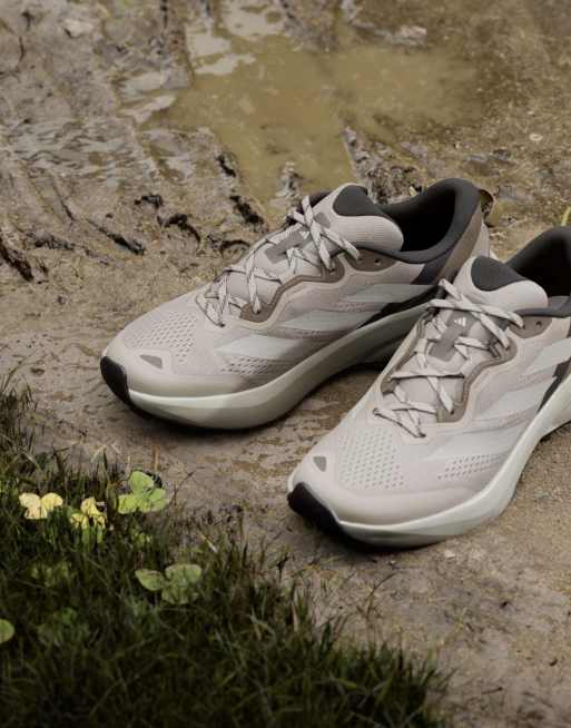 adidas performance Terrex tracefinder plus trail-løbesko i khaki three / beige / aurora, 3 af 7