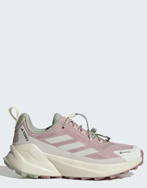 adidas Performance Terrex trailmaker 2 gore-tex speed lace trainers in pink and off white - view 1
