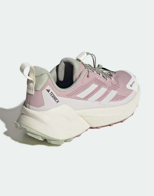 adidas Performance Terrex trailmaker 2 gore-tex speed lace trainers in pink and off white, 7 of 7
