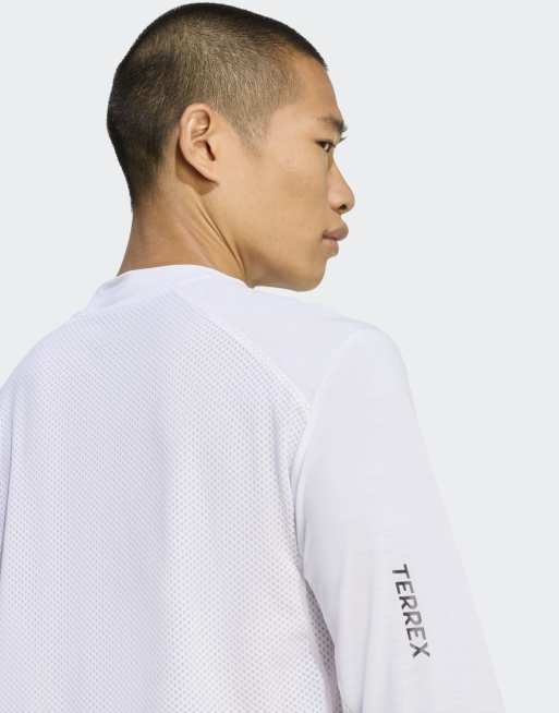 adidas Performance - Terrex Xperior Climacool+ - Langærmet hvid T-shirt, 2 af 4