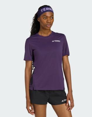 adidas performance - Terrex Xperior Climacool+ - T-Shirt in Aurora Plum-Lila