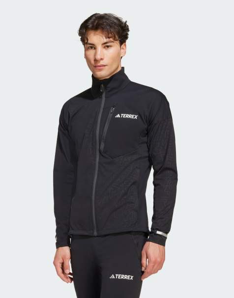 adidas performance Terrex xperior cross-country ski softshell jacket in black - view 1