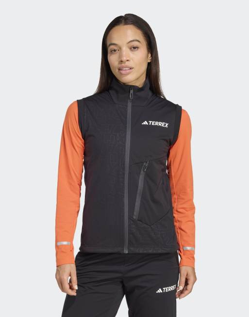 adidas performance Terrex Xperior Cross-country ski softshell vest in black