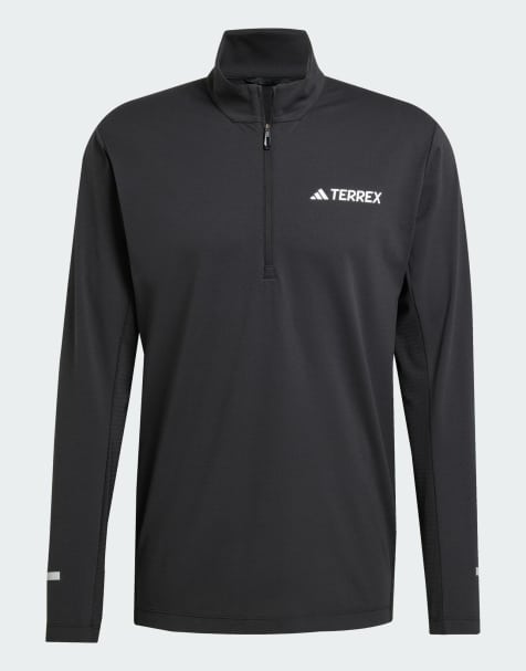 adidas performance Terrex xperior half-zip longsleeve in black