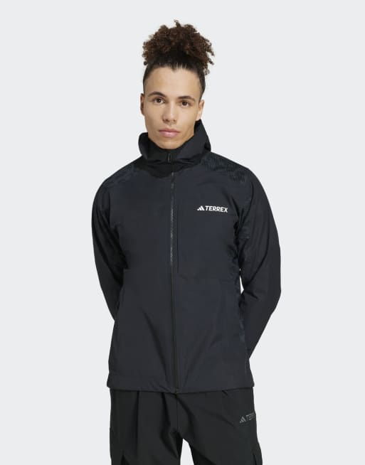 adidas Performance – Terrex Xperior Hybrid – Rain.rdy – Svart jacka