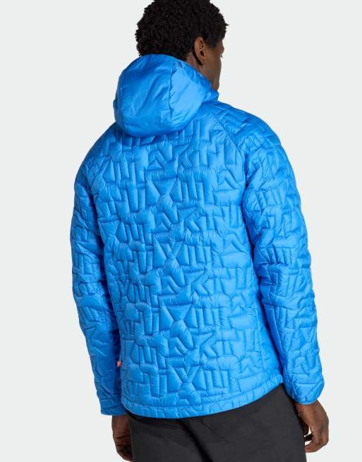 adidas performance – Terrex Xperior Primaloft – Granatowa luźna kurtka ocieplana z kapturem, 2 z 4
