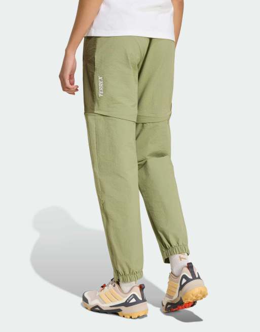 adidas Performance - Terrex Xperior Utilitas - Clima365 - Afritsbare broek in olijfgroen, 4 van 4