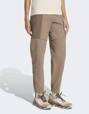 adidas Performance - Terrex Xperior Utilitas Clima365 - Hose in Trace Brown mit abnehmbarem Beinteil
