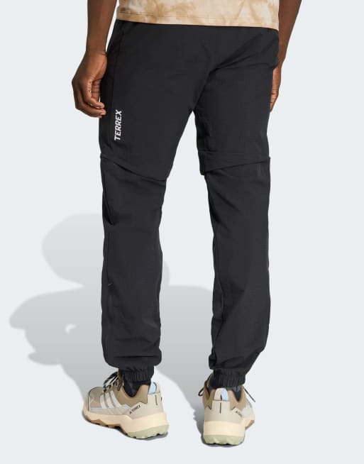 adidas performance Terrex Xperior Utilitas Clima365 zip-off pants in black, 2 of 4
