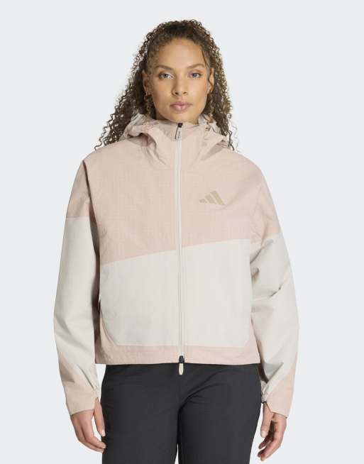 adidas performance - Terrex Xploric 2 Layer climaproof - Giacca a strati color tortora wonder/beige