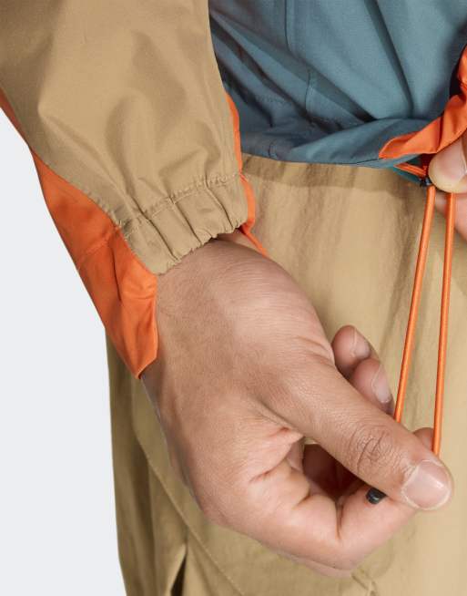 adidas performance Terrex xploric 2.5l climaproof anorak in preloved teal / cardboard / se, 4 of 5