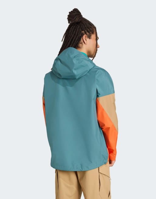 adidas performance - Terrex Xploric 2.5l Climaproof - Anorak - Sarcelle délavé et carton, 2 de 5