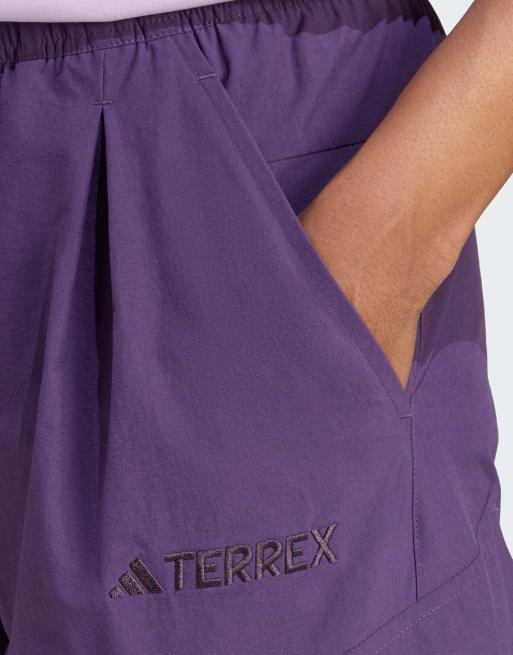 adidas performance Terrex xploric cargo pants in aurora plum | ASOS