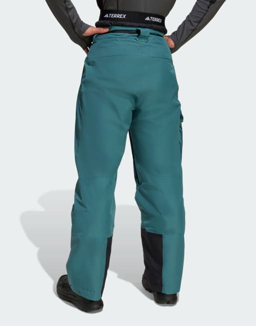 adidas performance - Terrex Xploric Climaproof - Pantaloni isolanti a 2 strati verde-azzurro preloved, 2 di 5