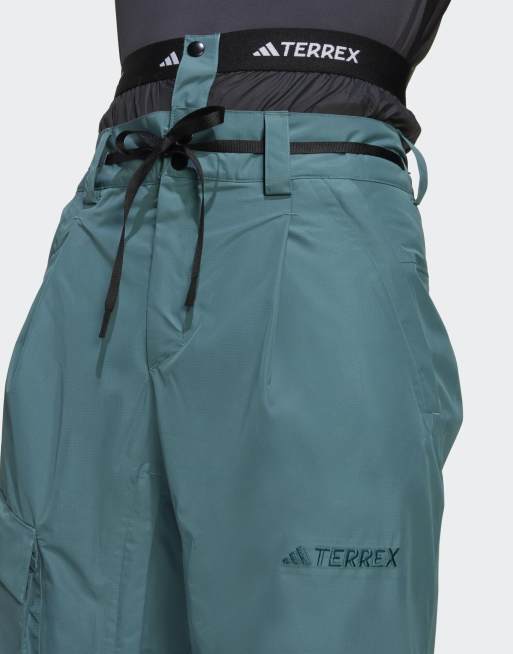 adidas performance - Terrex Xploric Climaproof - Pantaloni isolanti a 2 strati verde-azzurro preloved, 3 di 5
