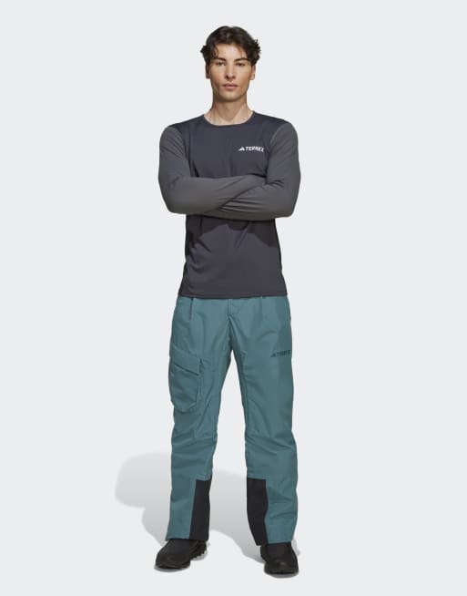 adidas performance - Terrex Xploric Climaproof - Pantaloni isolanti a 2 strati verde-azzurro preloved, 5 di 5