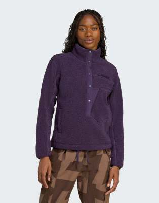 Terrex Xploric - Sweat  enfiler en polaire duveteuse - Prune aurora - Adidas Performance - Modalova